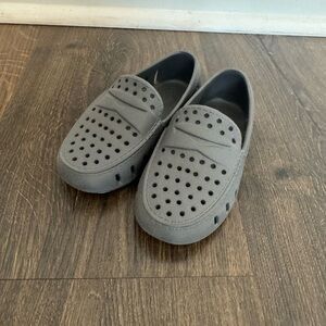 Kids Gray Loafers